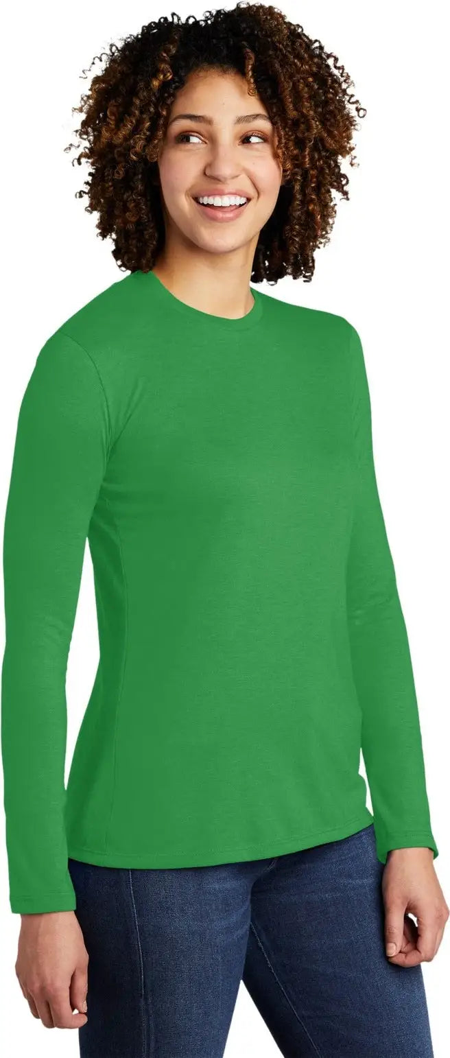 Allmade Al6008 Allmade Women’s Tri-blend Long Sleeve Tee - Enviro Green