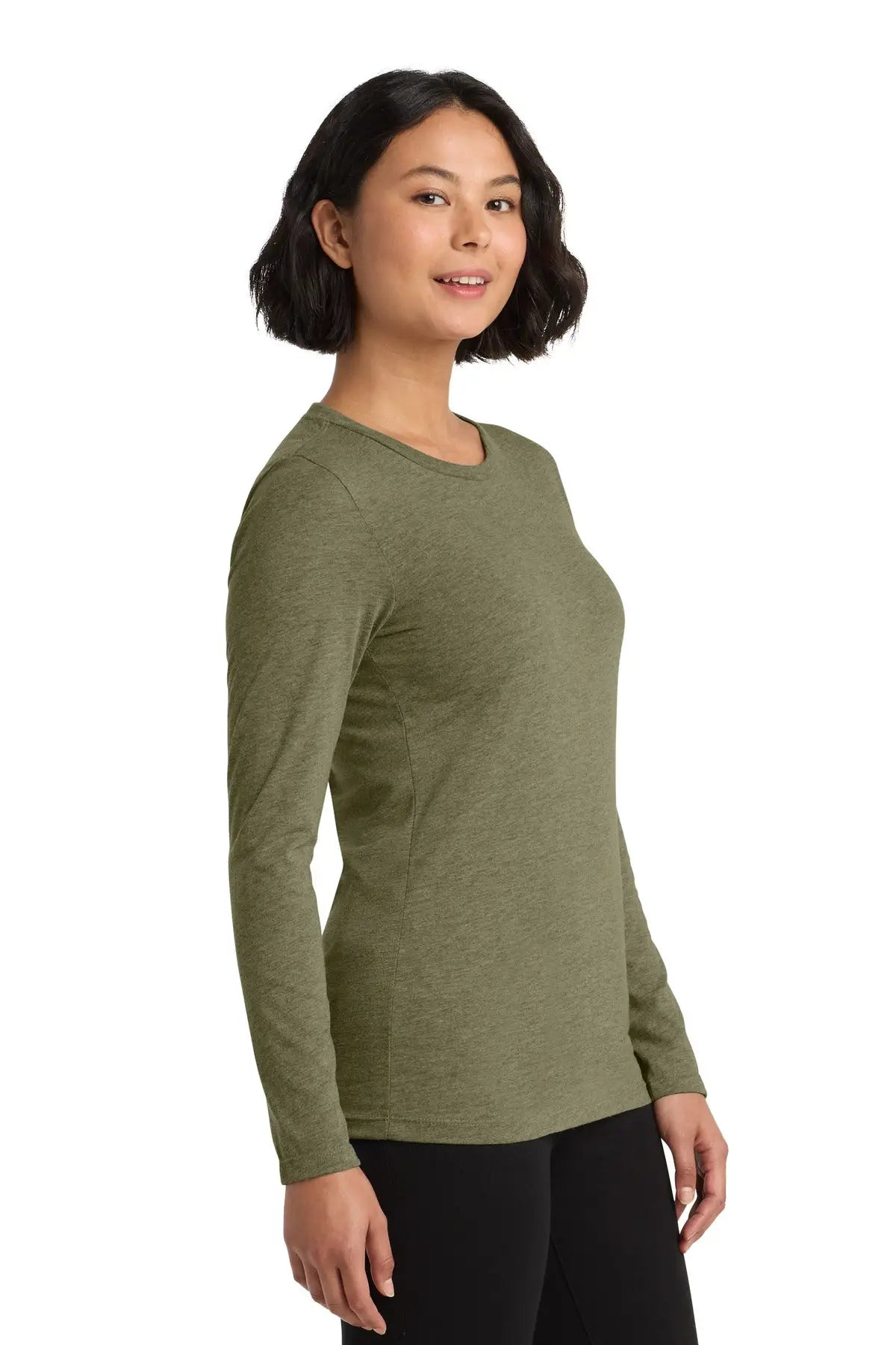 Allmade Al6008 Allmade Women’s Tri-blend Long Sleeve Tee - Olive you Green