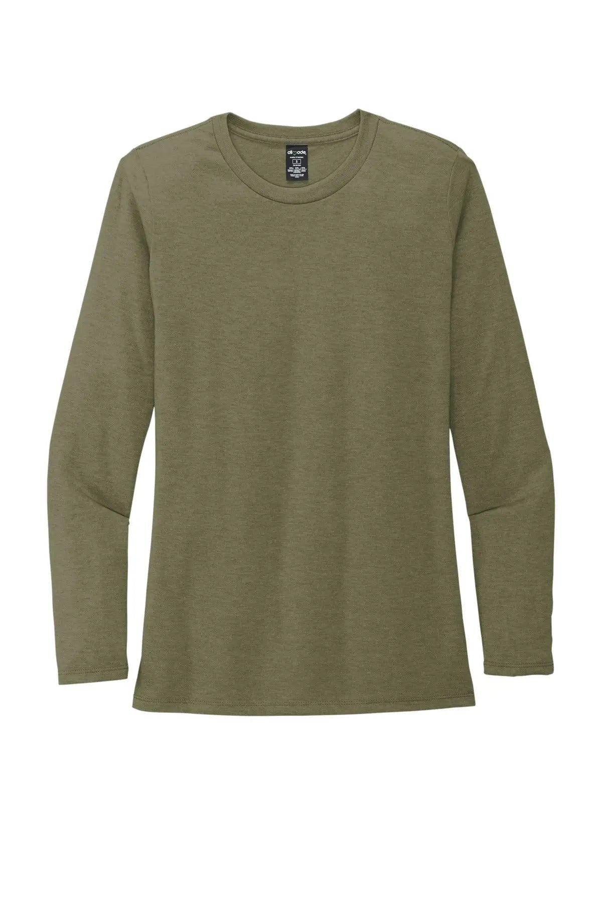 Allmade Al6008 Allmade Women’s Tri-blend Long Sleeve Tee - Olive you Green