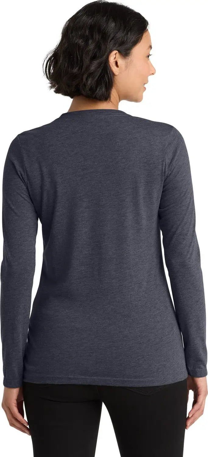 Allmade Al6008 Allmade Women’s Tri-blend Long Sleeve Tee - Rebel Blue