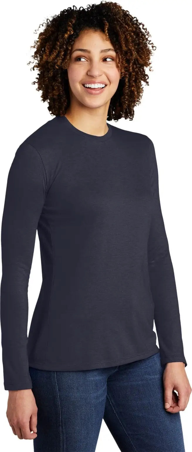 Allmade Al6008 Allmade Women’s Tri-blend Long Sleeve Tee - Rebel Blue