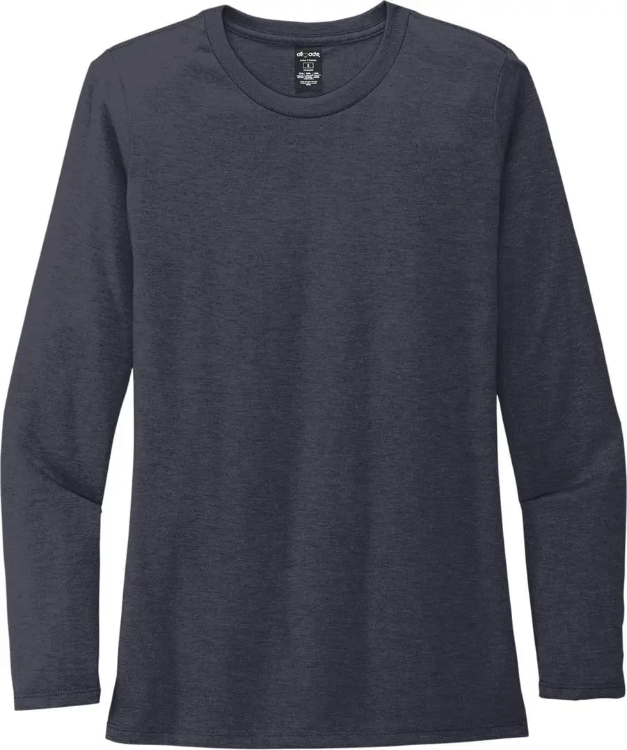 Allmade Al6008 Allmade Women’s Tri-blend Long Sleeve Tee - Rebel Blue