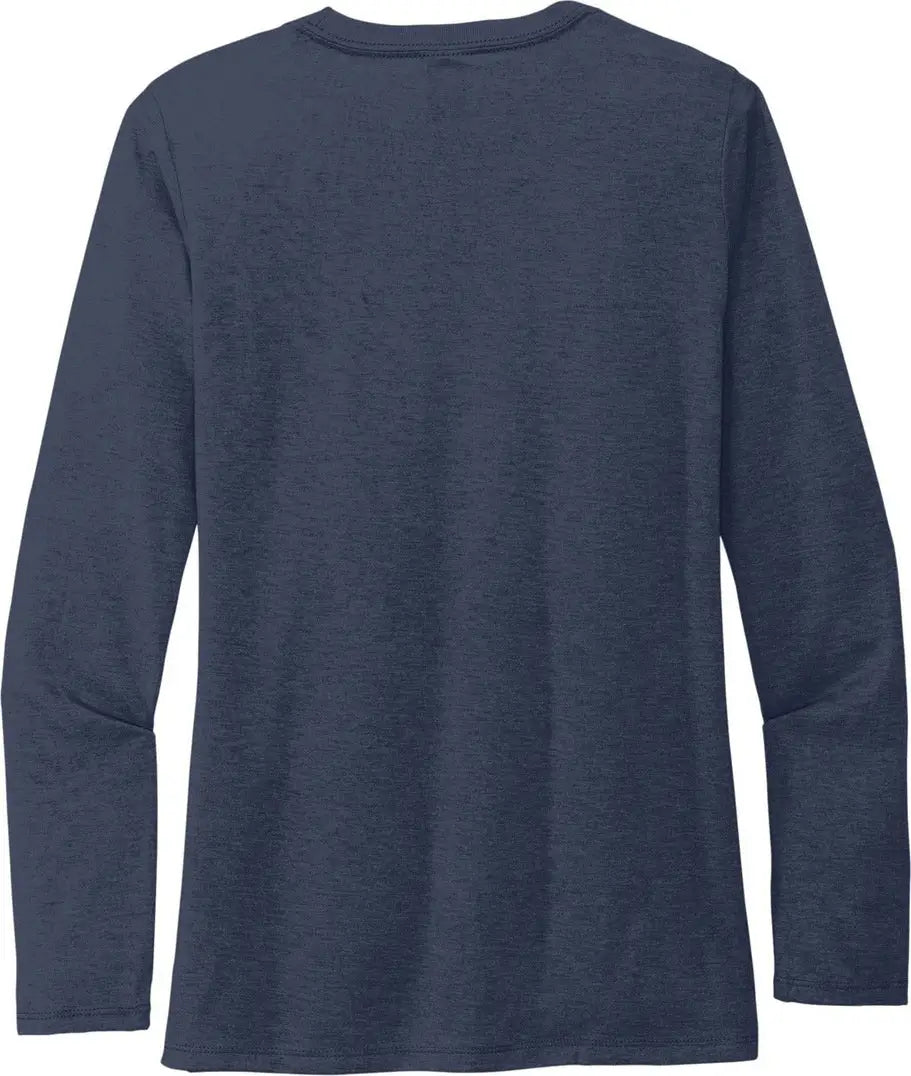 Allmade Al6008 Allmade Women’s Tri-blend Long Sleeve Tee - Rebel Blue