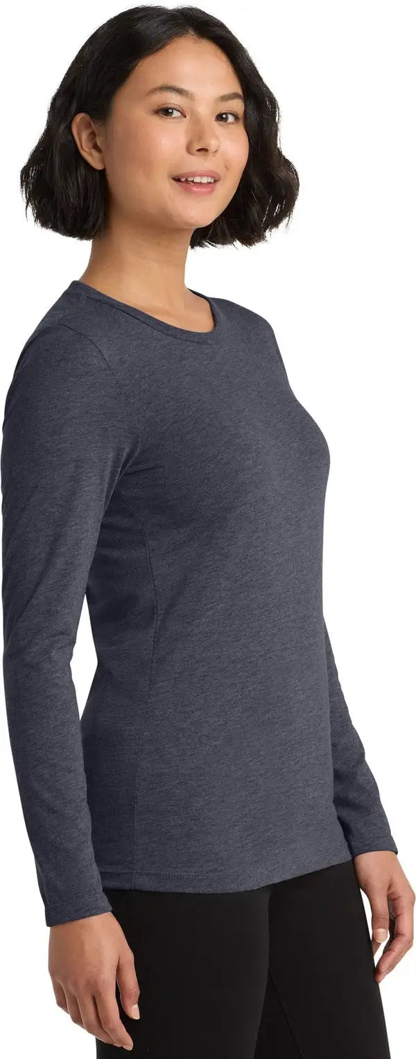 Allmade Al6008 Allmade Women’s Tri-blend Long Sleeve Tee - Rebel Blue