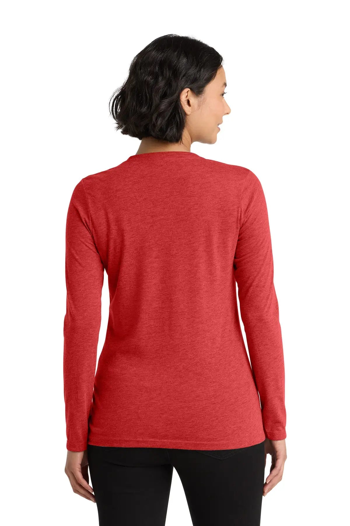 Allmade Al6008 Allmade Women’s Tri-blend Long Sleeve Tee - Rise Up Red