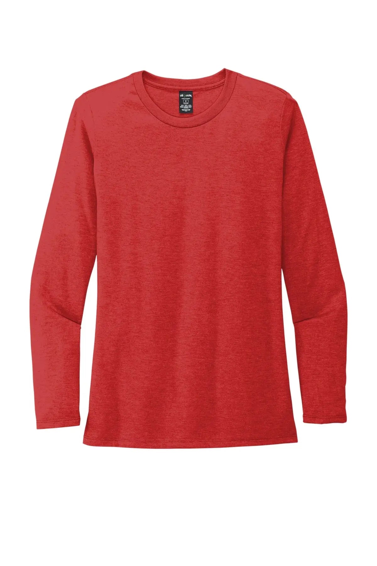 Allmade Al6008 Allmade Women’s Tri-blend Long Sleeve Tee - Rise Up Red