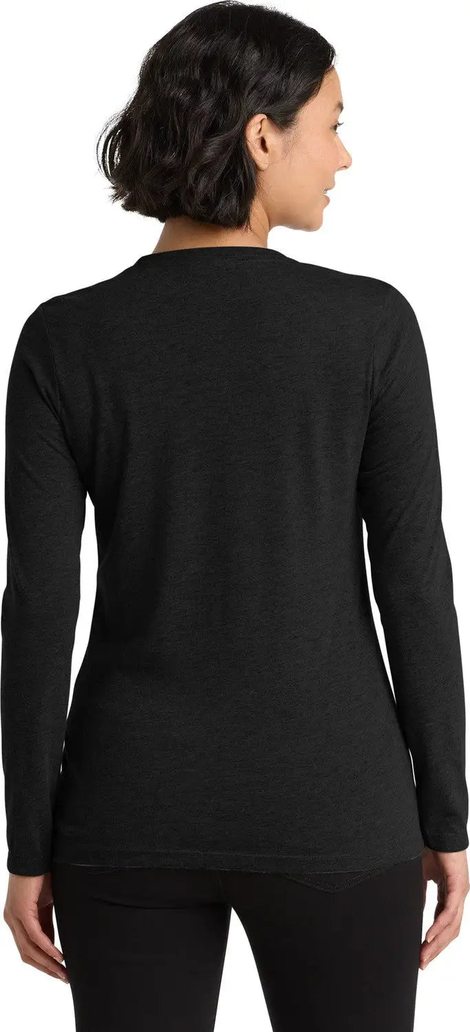 Allmade Al6008 Allmade Women’s Tri-blend Long Sleeve Tee - Space Black