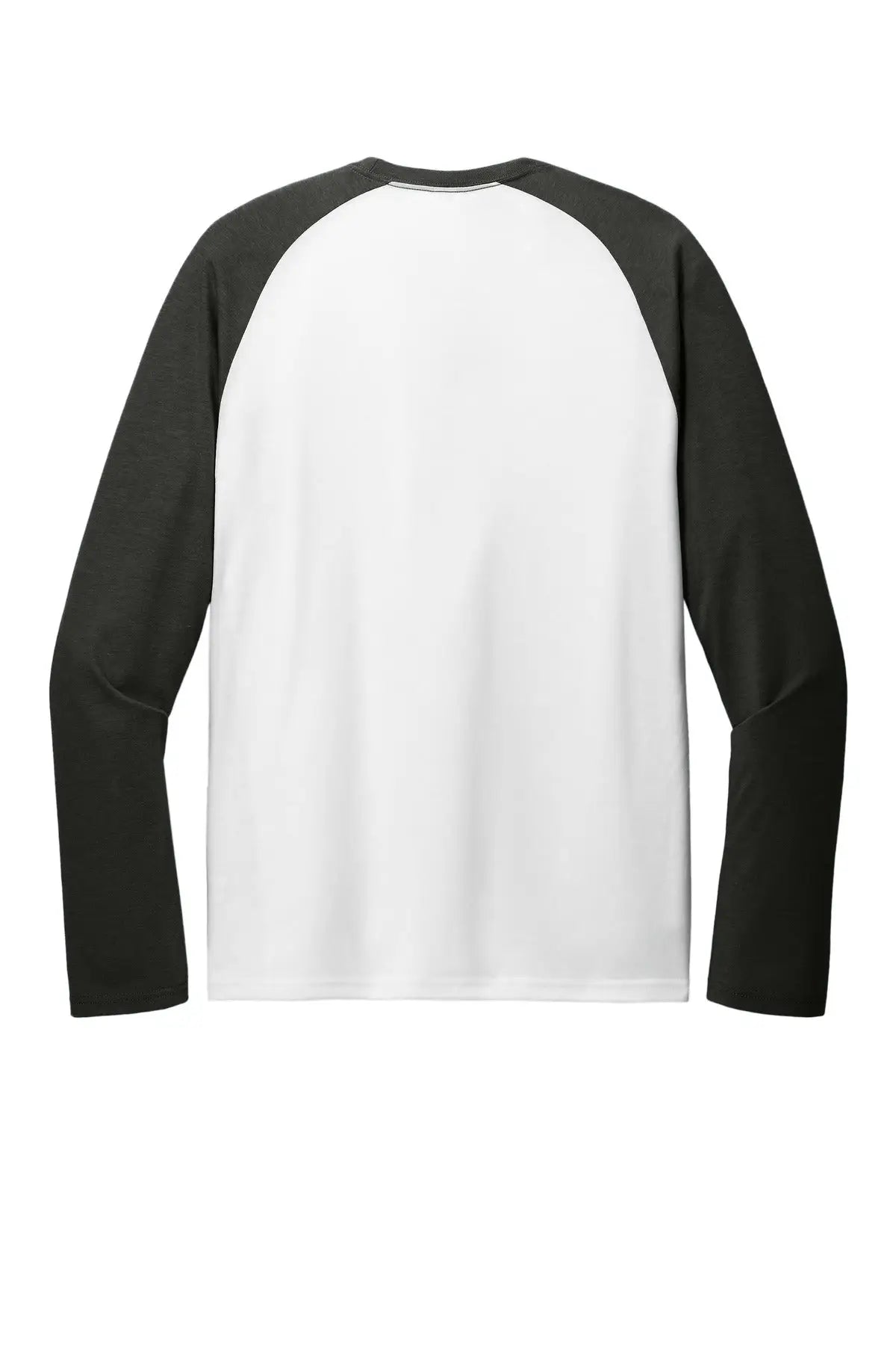 Allmade Al6009 Allmade Unisex Tri-blend Long Sleeve Colorblock Raglan - Space Black Bright White