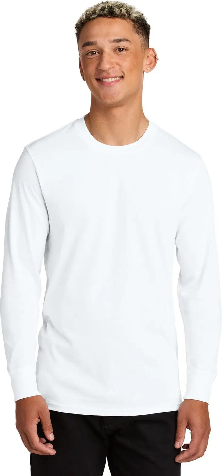Allmade Al6104 Allmade Unisex Long Sleeve Organic Cotton Tee - Bright White - Adult Xs