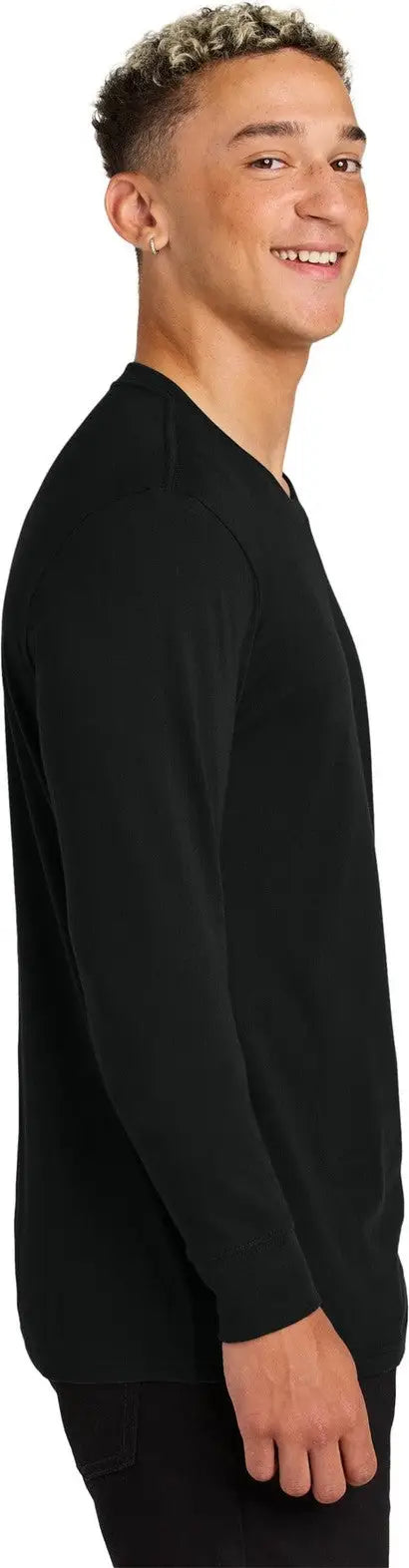 Allmade Al6104 Allmade Unisex Long Sleeve Organic Cotton Tee - Deep Black