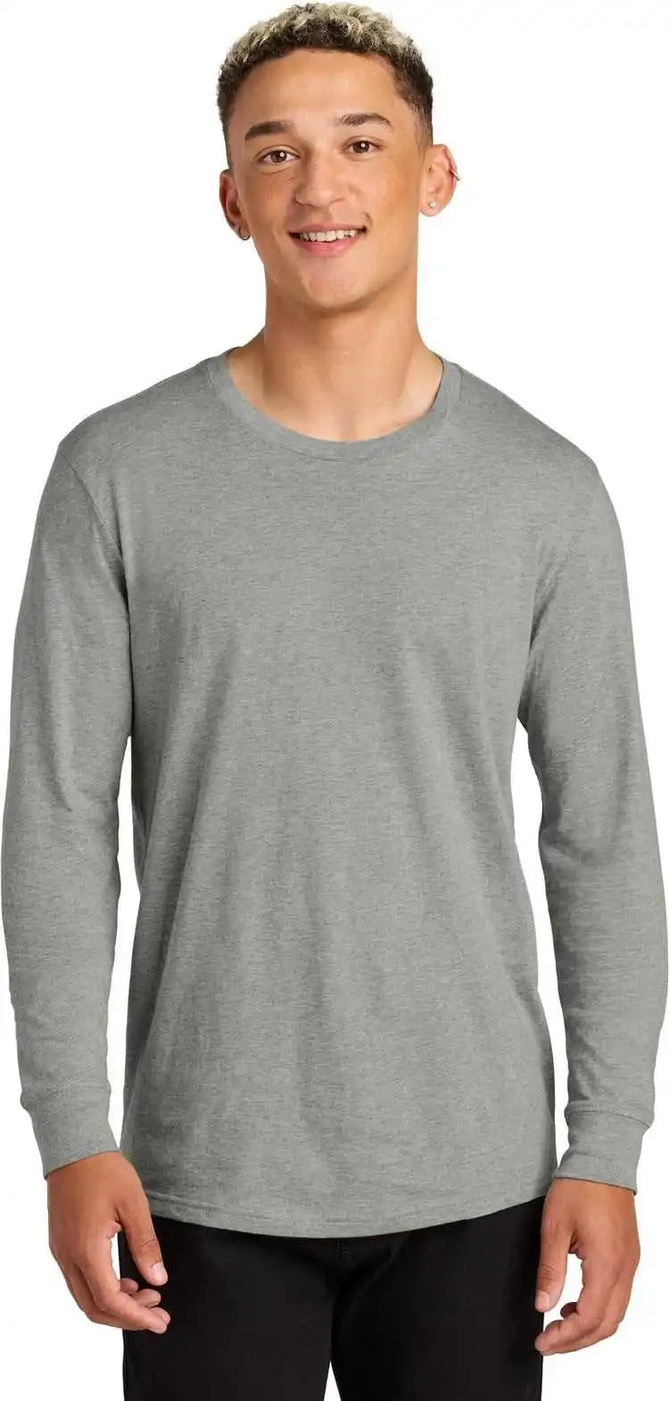 Allmade Al6104 Unisex Long Sleeve Organic Cotton Tee Granite Grey Heather