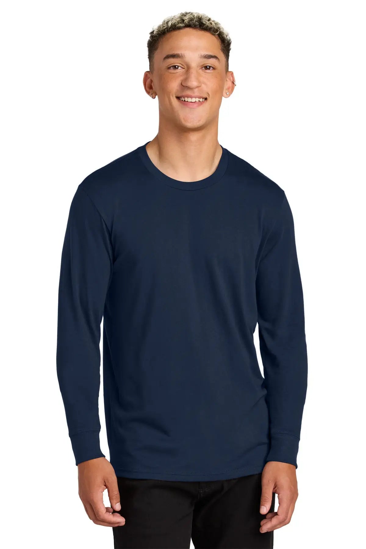 Allmade Al6104 Allmade Unisex Long Sleeve Organic Cotton Tee - Night Sky Navy - Adult Xs