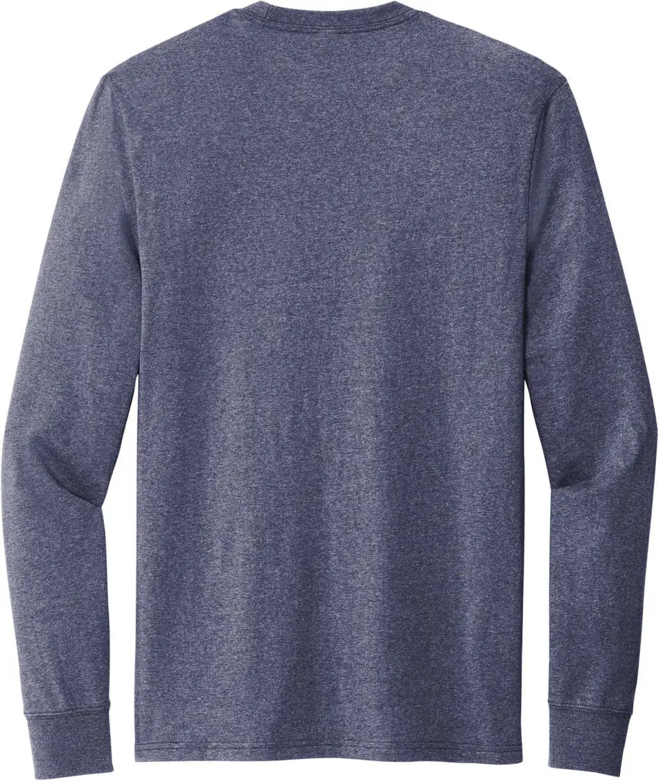 Allmade Al6204 Allmade Unisex Long Sleeve Recycled Blend Tee - Navy Heather