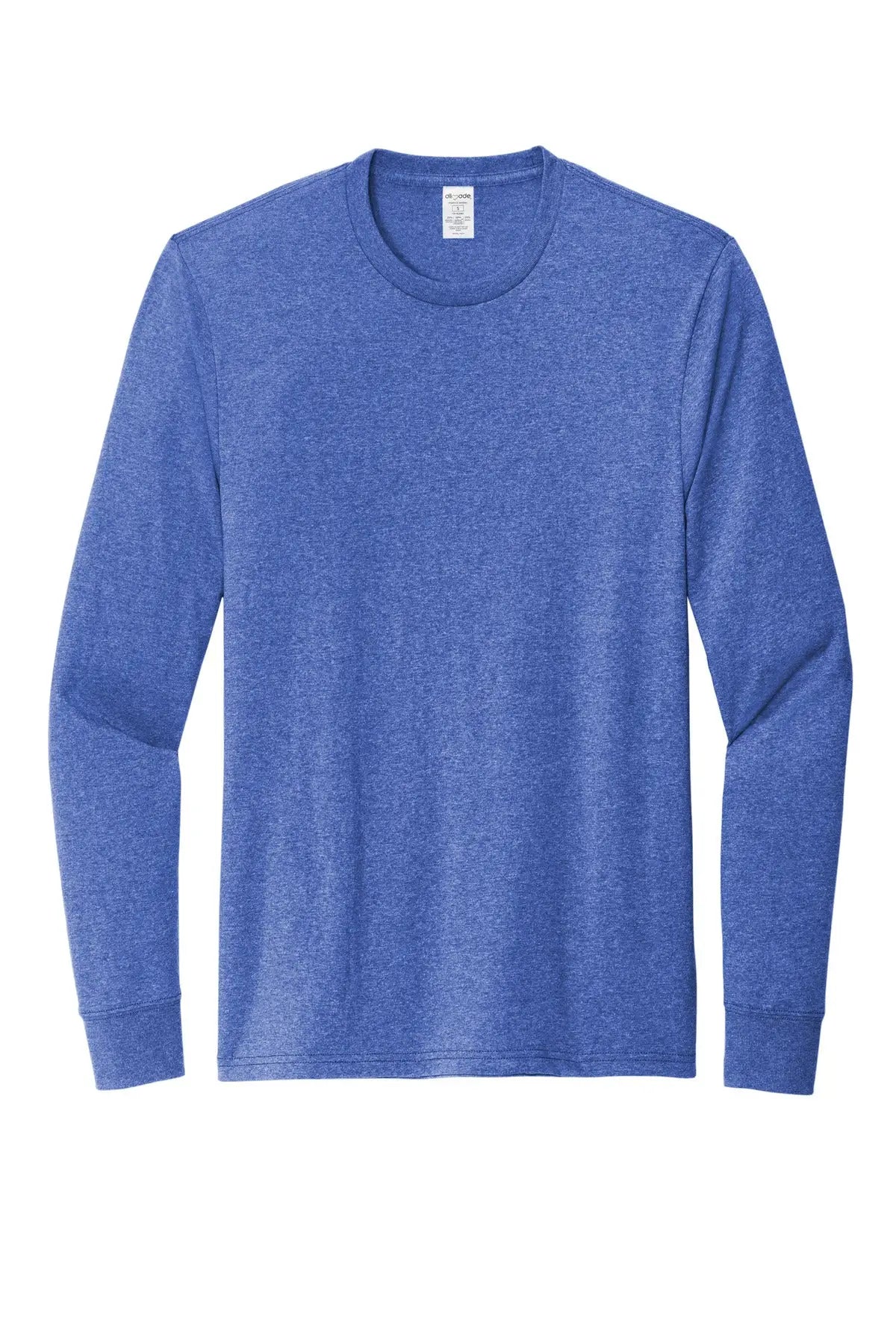 Allmade Al6204 Allmade Unisex Long Sleeve Recycled Blend Tee - Royal Heather
