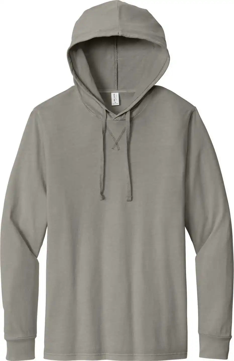 Allmade Al6305 Unisex Mineral Dye Organic Cotton Hoodie Tee - Drftwdgrey