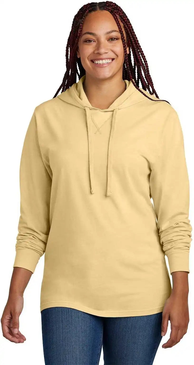 Allmade Al6305 Unisex Mineral Dye Organic Cotton Hoodie Tee - Golden Wheat