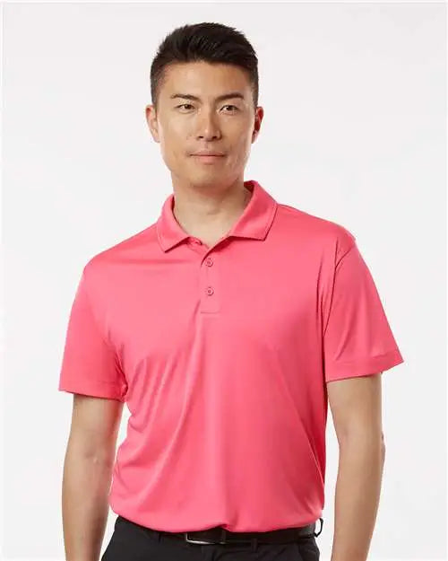Allpro 41800 Pro-lock Performance Polo - Bright Pink