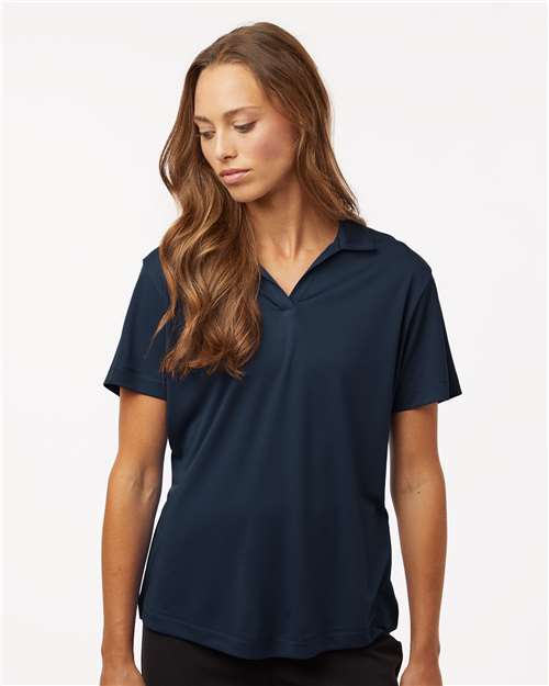 Allpro 41800l Pro-lock Women’s Performance Polo - Heather Navy