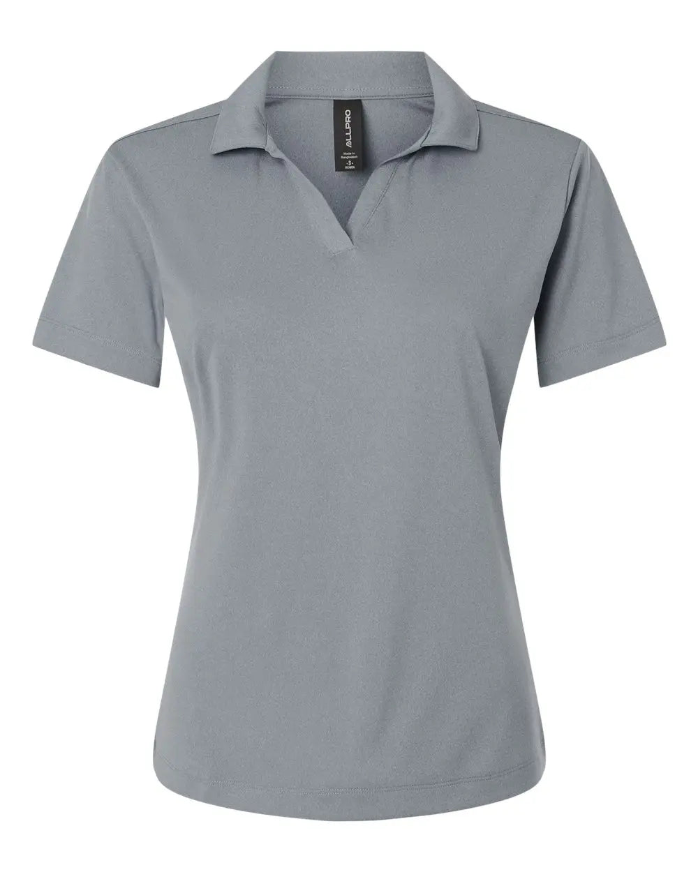 Allpro 41800l Pro-lock Women’s Performance Polo - Heather Steel