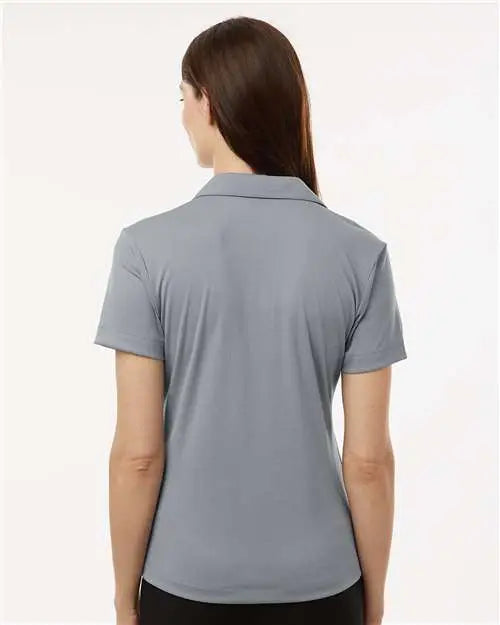 Allpro 41800l Pro-lock Women’s Performance Polo - Heather Steel