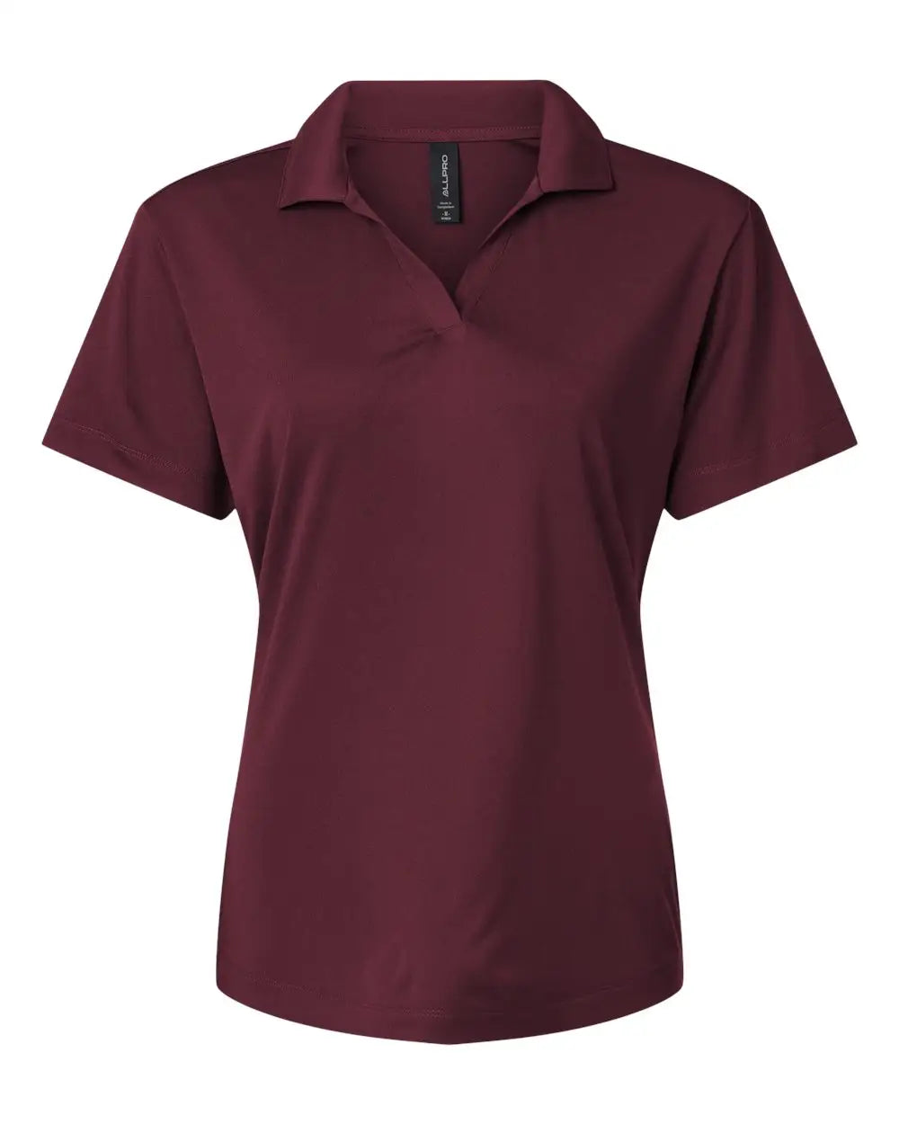 Allpro 41800l Pro-lock Women’s Performance Polo - Maroon