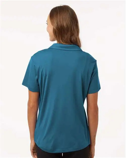 Allpro 41800l Pro-lock Women’s Performance Polo - Pacific Blue