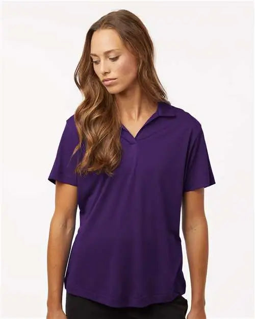 Allpro 41800l Pro-lock Women’s Performance Polo - Purple