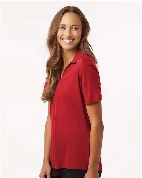 Allpro 41800l Pro-lock Women’s Performance Polo - Red