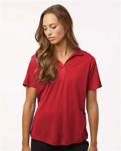 Allpro 41800l Pro-lock Women’s Performance Polo - Red