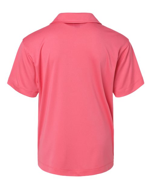 Allpro 41800y Pro-lock Youth Performance Polo - Bright Pink