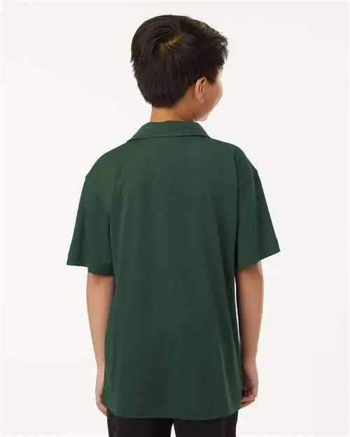 Allpro 41800y Pro-lock Youth Performance Polo - Forest Green