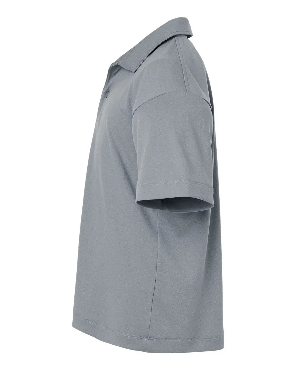 Allpro 41800y Pro-lock Youth Performance Polo - Heather Steel