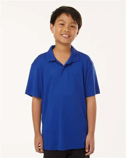 Allpro 41800y Pro-lock Youth Performance Polo - Royal