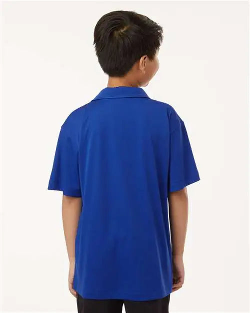 Allpro 41800y Pro-lock Youth Performance Polo - Royal