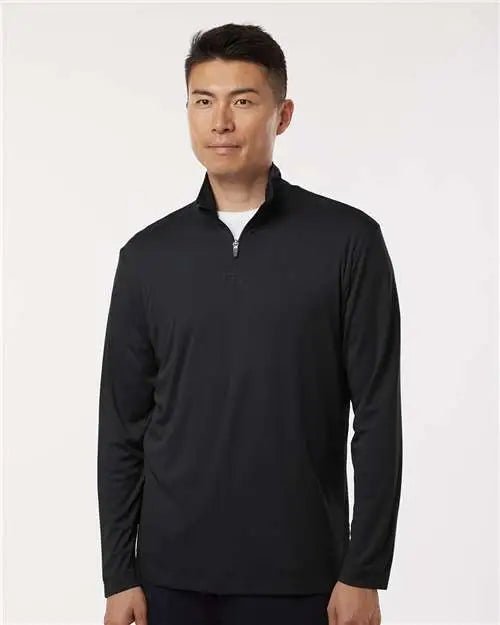 Allpro 41870 Pro-lock Performance Quarter-zip Pullover - Black