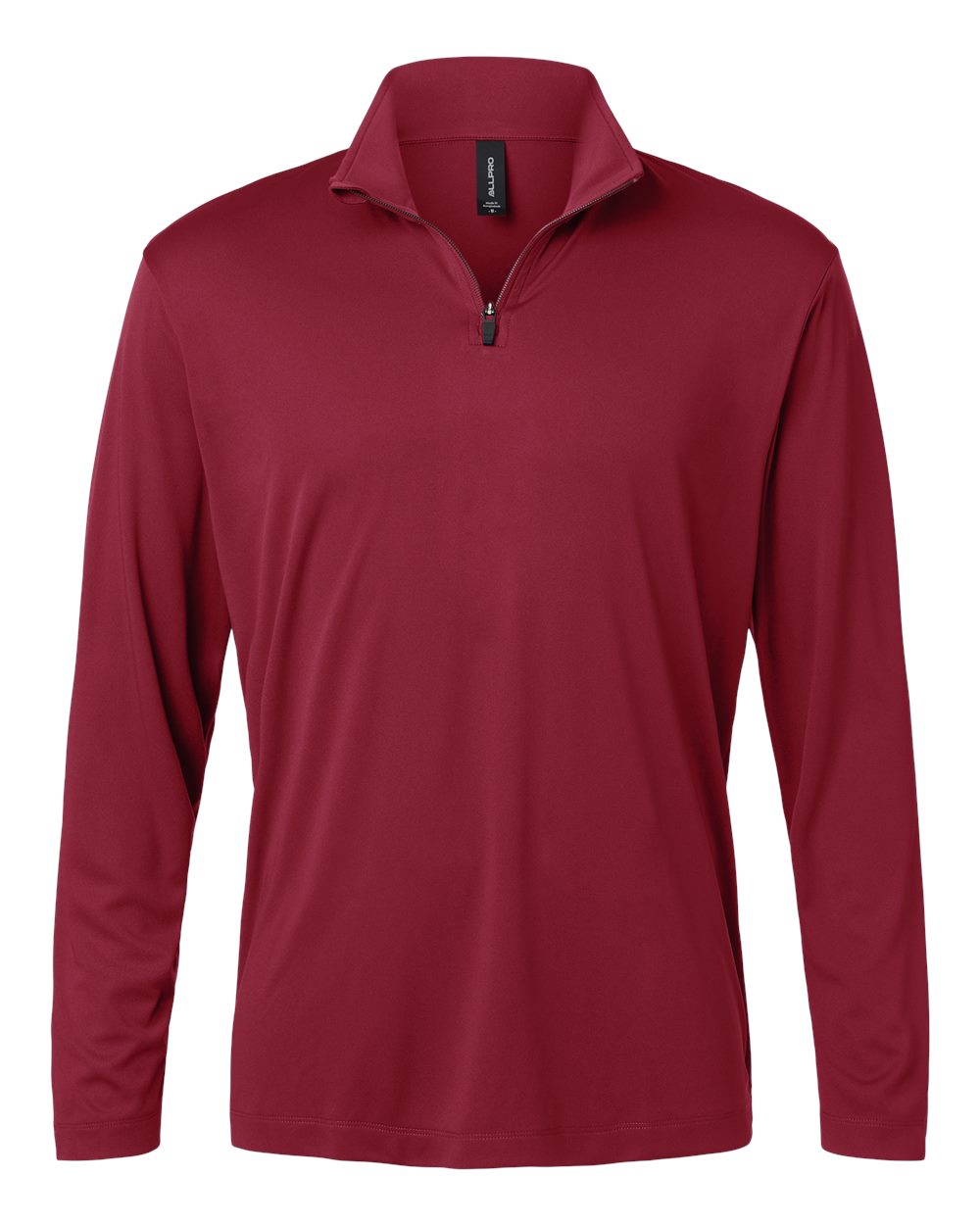 Allpro 41870 Pro-lock Performance Quarter-zip Pullover - Cardinal