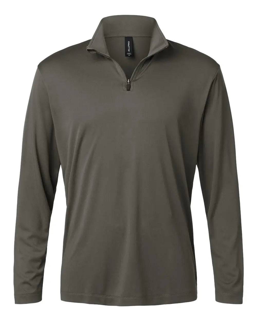 Allpro 41870 Pro-lock Performance Quarter-zip Pullover - Charcoal - Adult Xs