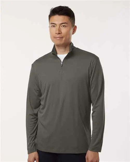 Allpro 41870 Pro-lock Performance Quarter-zip Pullover - Charcoal