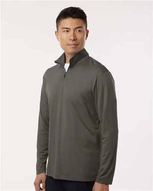 Allpro 41870 Pro-lock Performance Quarter-zip Pullover - Charcoal
