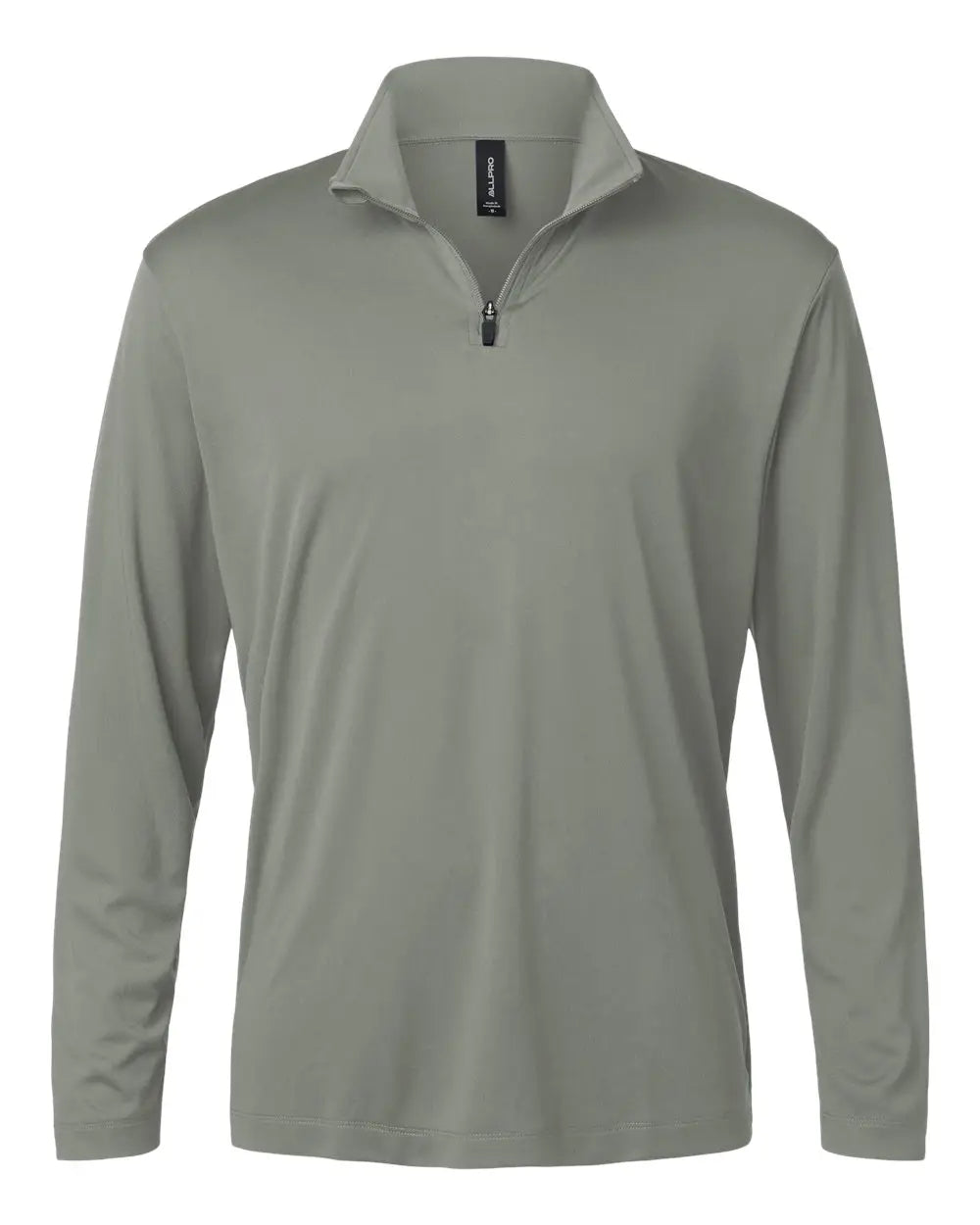 Allpro 41870 Pro-lock Performance Quarter-zip Pullover - Graystone - Adult Xs