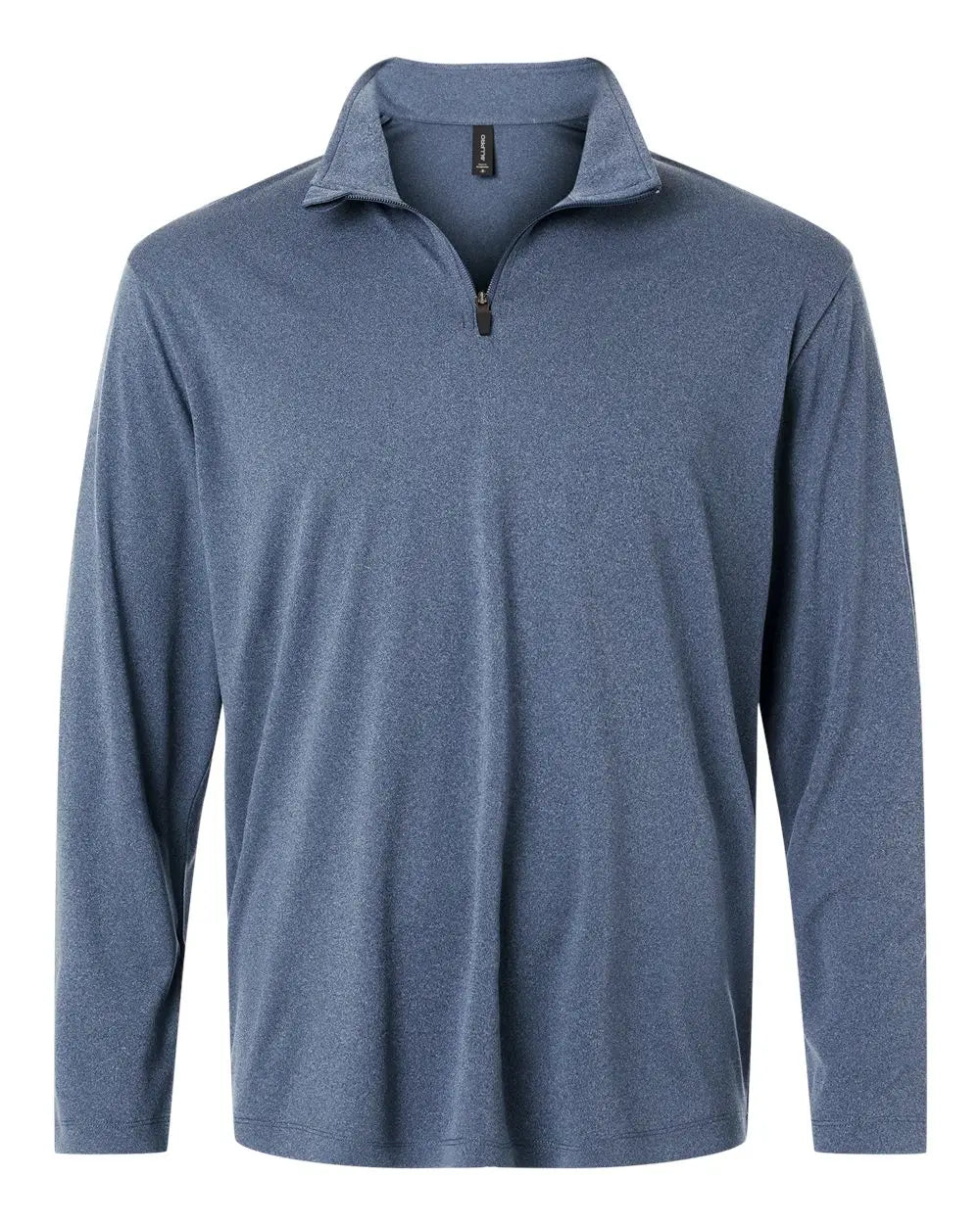 Allpro 41870 Pro-lock Performance Quarter-zip Pullover - Heather Navy - Adult Xs