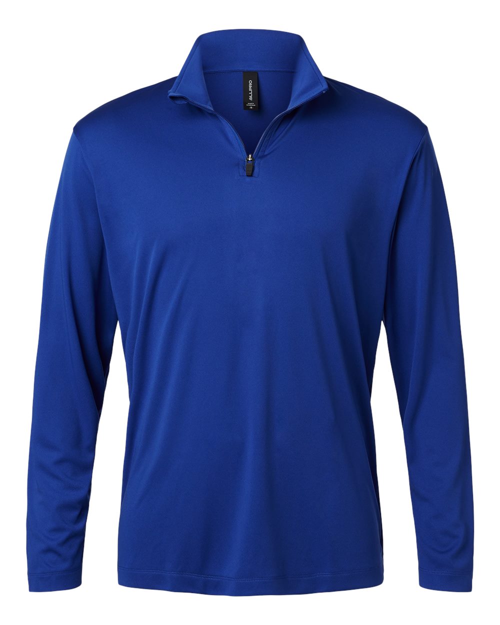 Allpro 41870 Pro-lock Performance Quarter-zip Pullover - Heather Royal
