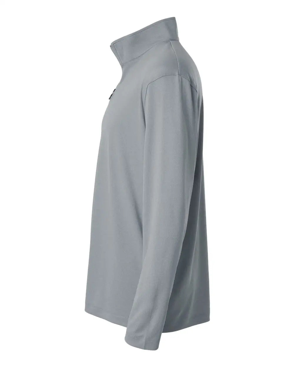 Allpro 41870 Pro-lock Performance Quarter-zip Pullover - Heather Steel