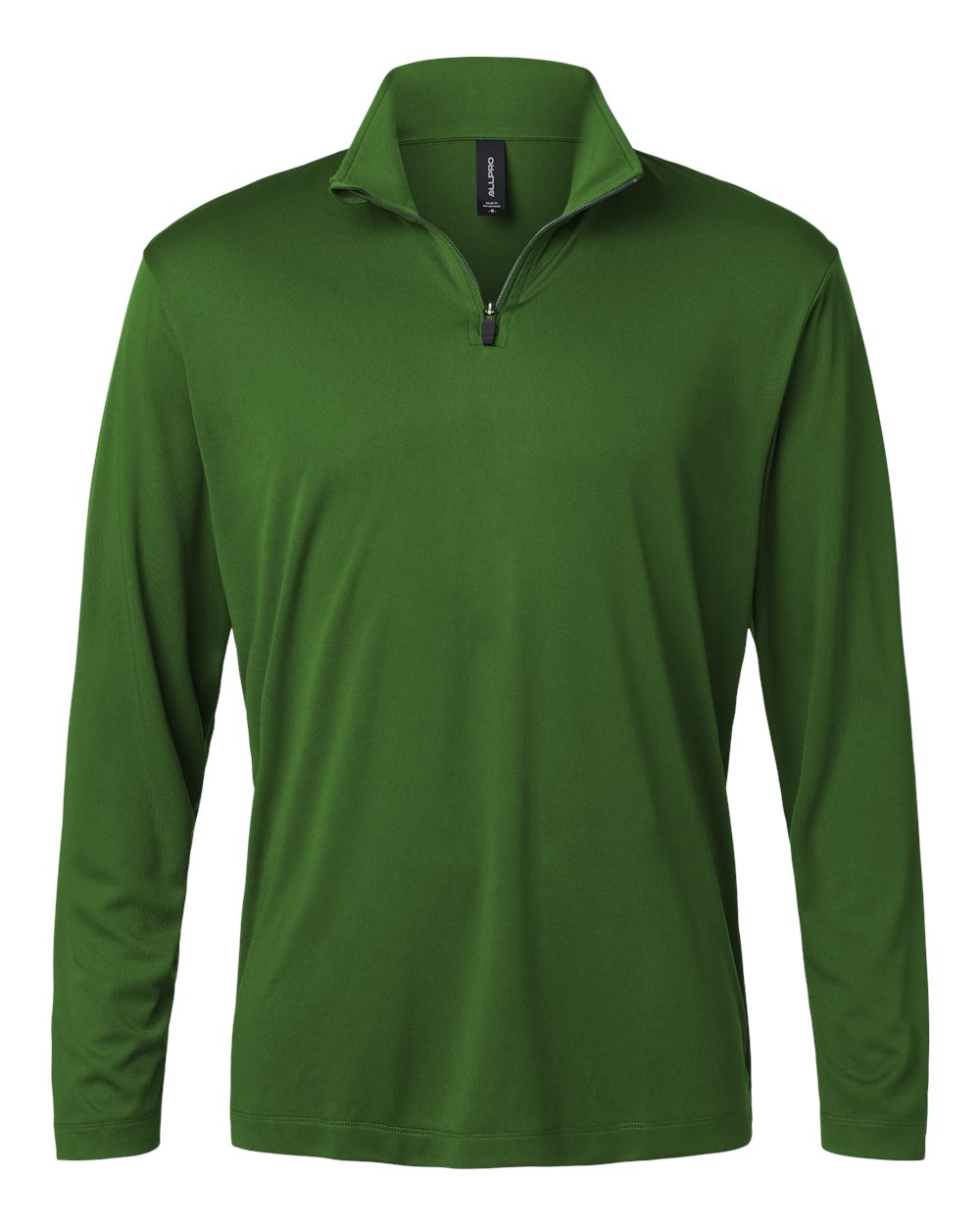 Allpro 41870 Pro-lock Performance Quarter-zip Pullover - Olive Green