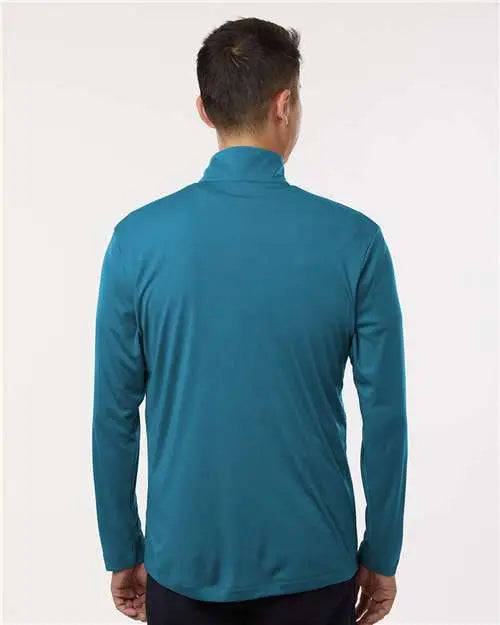 Allpro 41870 Pro-lock Performance Quarter-zip Pullover - Pacific Blue