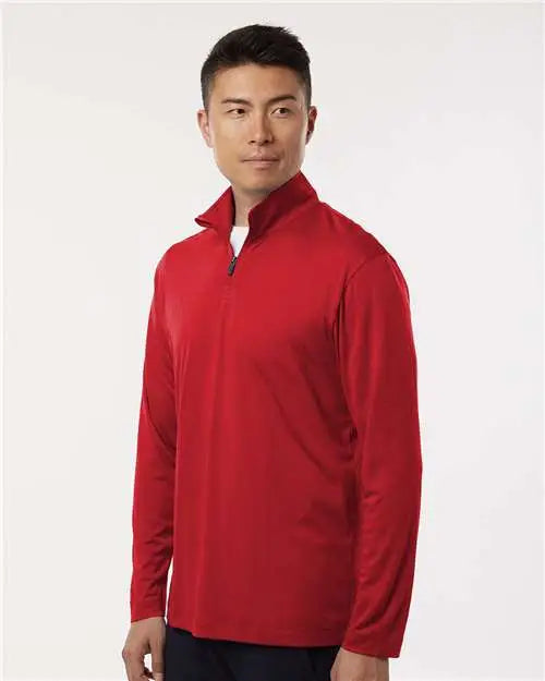 Allpro 41870 Pro-lock Performance Quarter-zip Pullover - Red