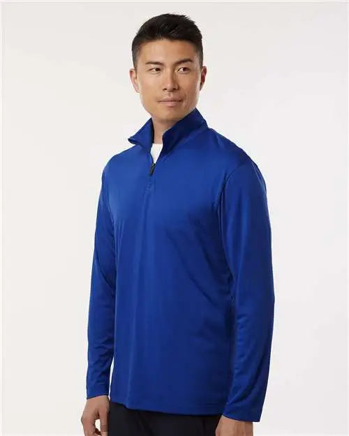Allpro 41870 Pro-lock Performance Quarter-zip Pullover - Royal