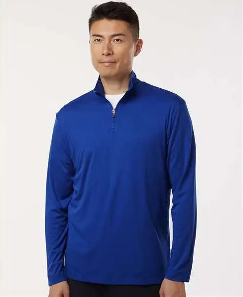 Allpro 41870 Pro-lock Performance Quarter-zip Pullover - Royal