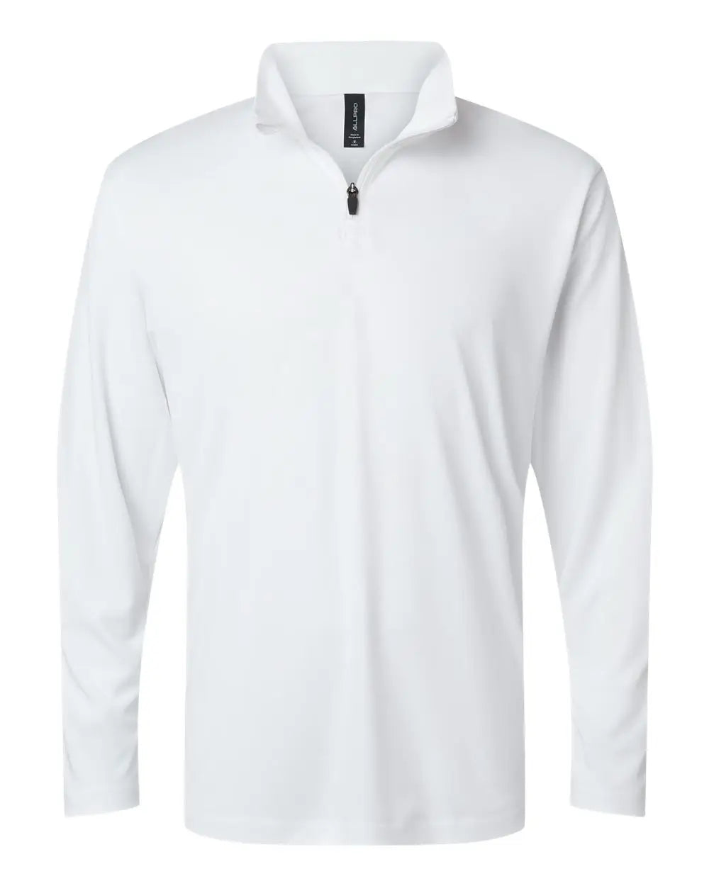 Allpro 41870 Pro-lock Performance Quarter-zip Pullover - White - Adult Xs