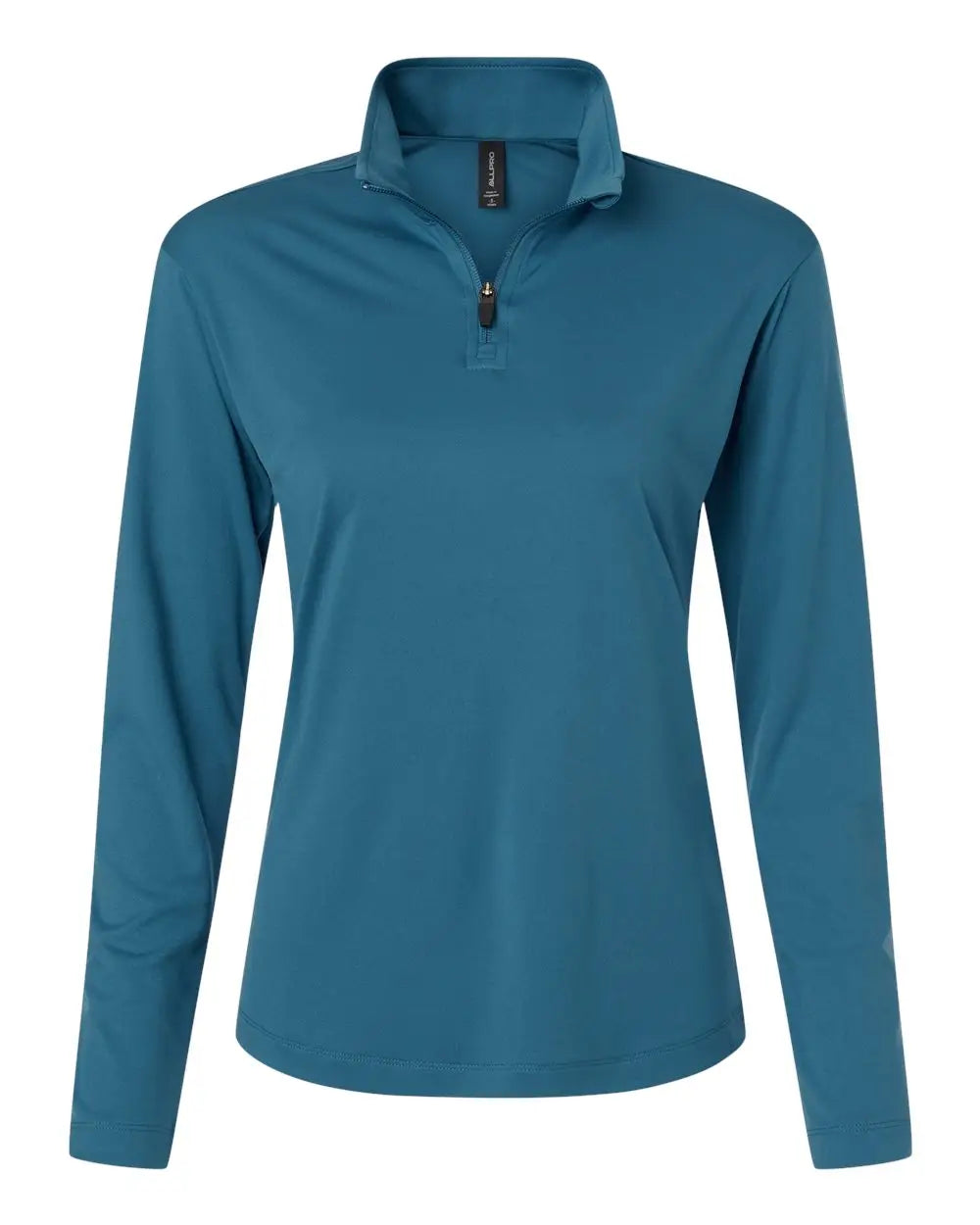 Allpro 41870l Pro-lock Women’s Performance Quarter-zip Pullover - Pacific Blue - Ladies s
